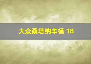 大众桑塔纳车模 18